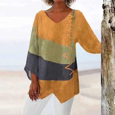 Dehlia™ | Top elegante con scollo a V
