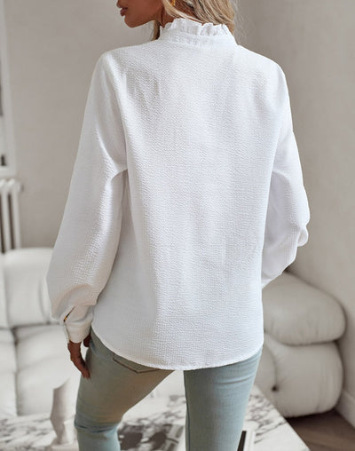 Mila™ | Camicia a maniche lunghe con volant