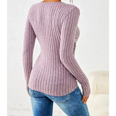Amelie - Top a maniche lunghe con addome modellato
