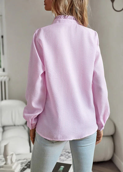 Mila™ | Camicia a maniche lunghe con volant